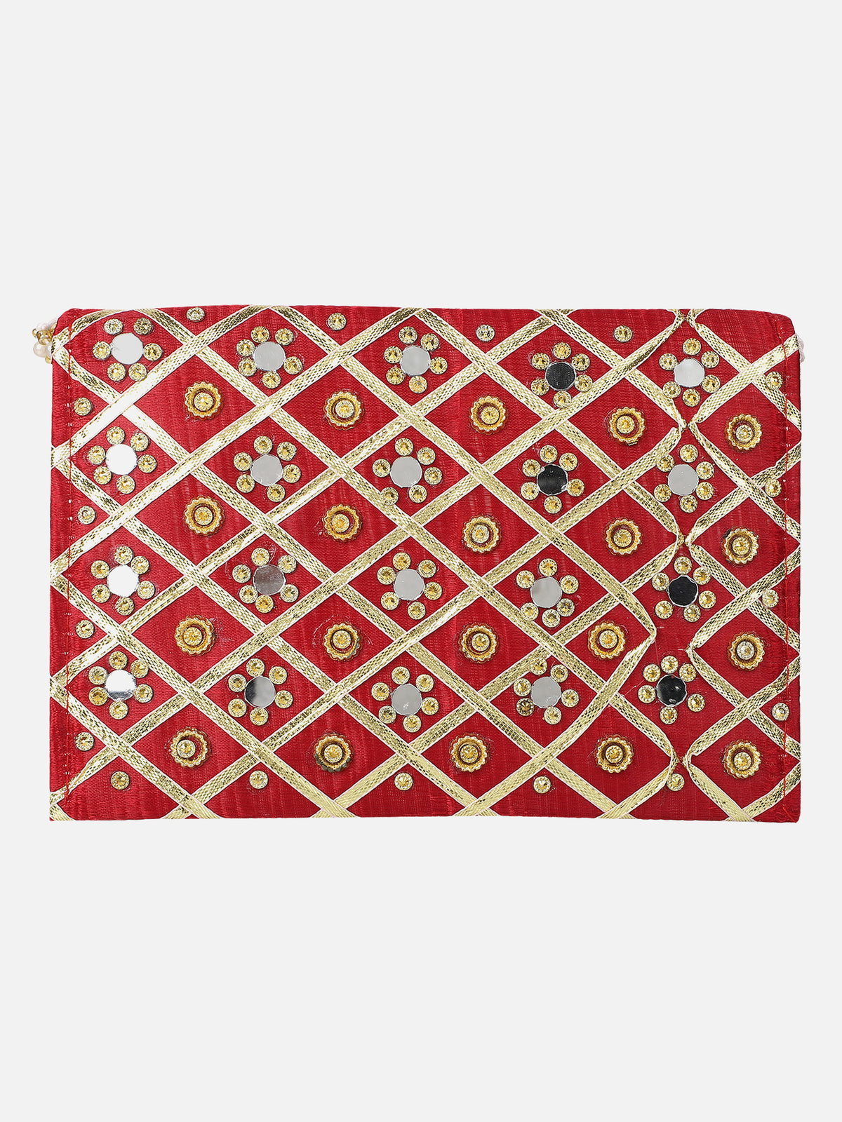 Red sling envelope sling bag