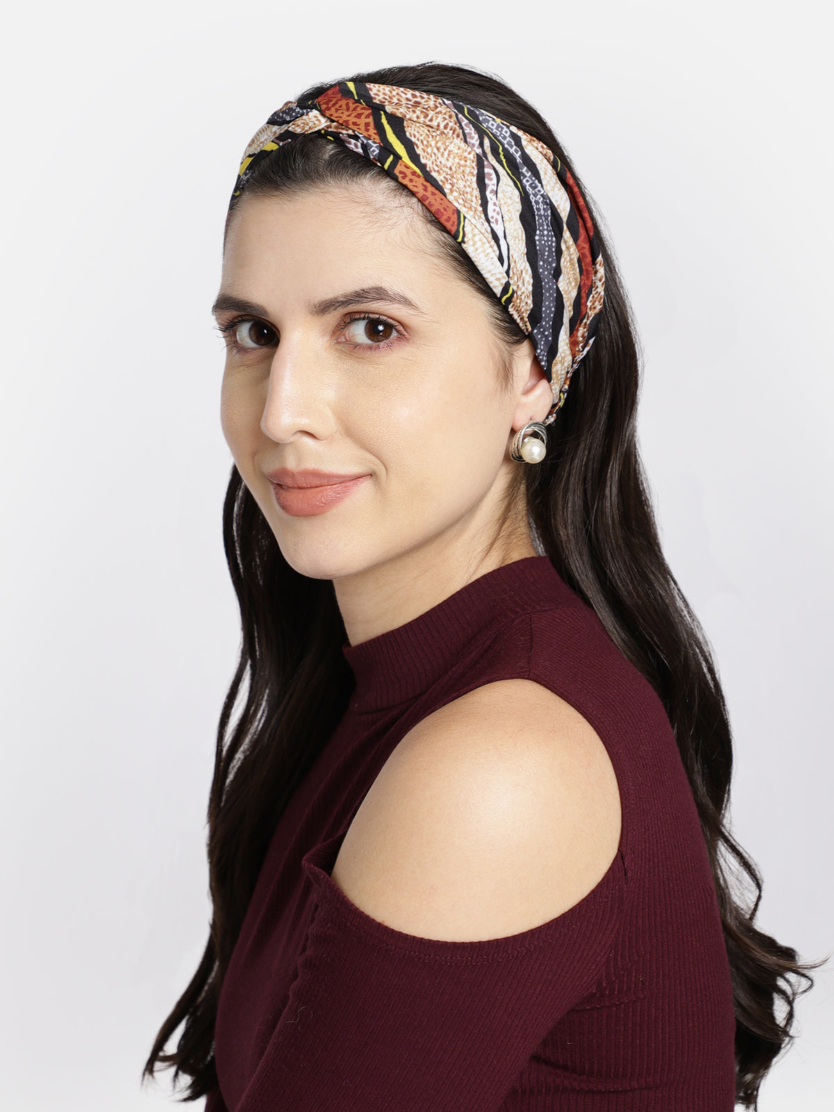 Women Set of 5 Printed Hairbands