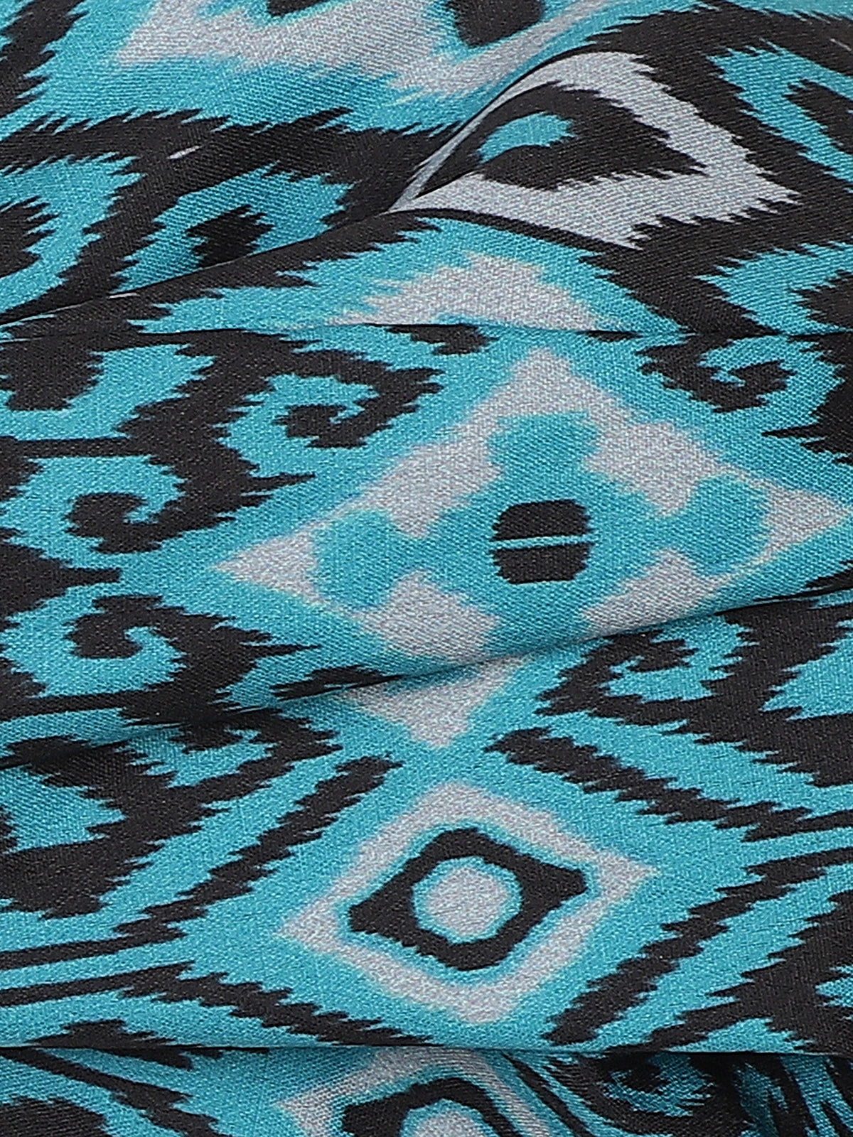 Blue Printed Headband