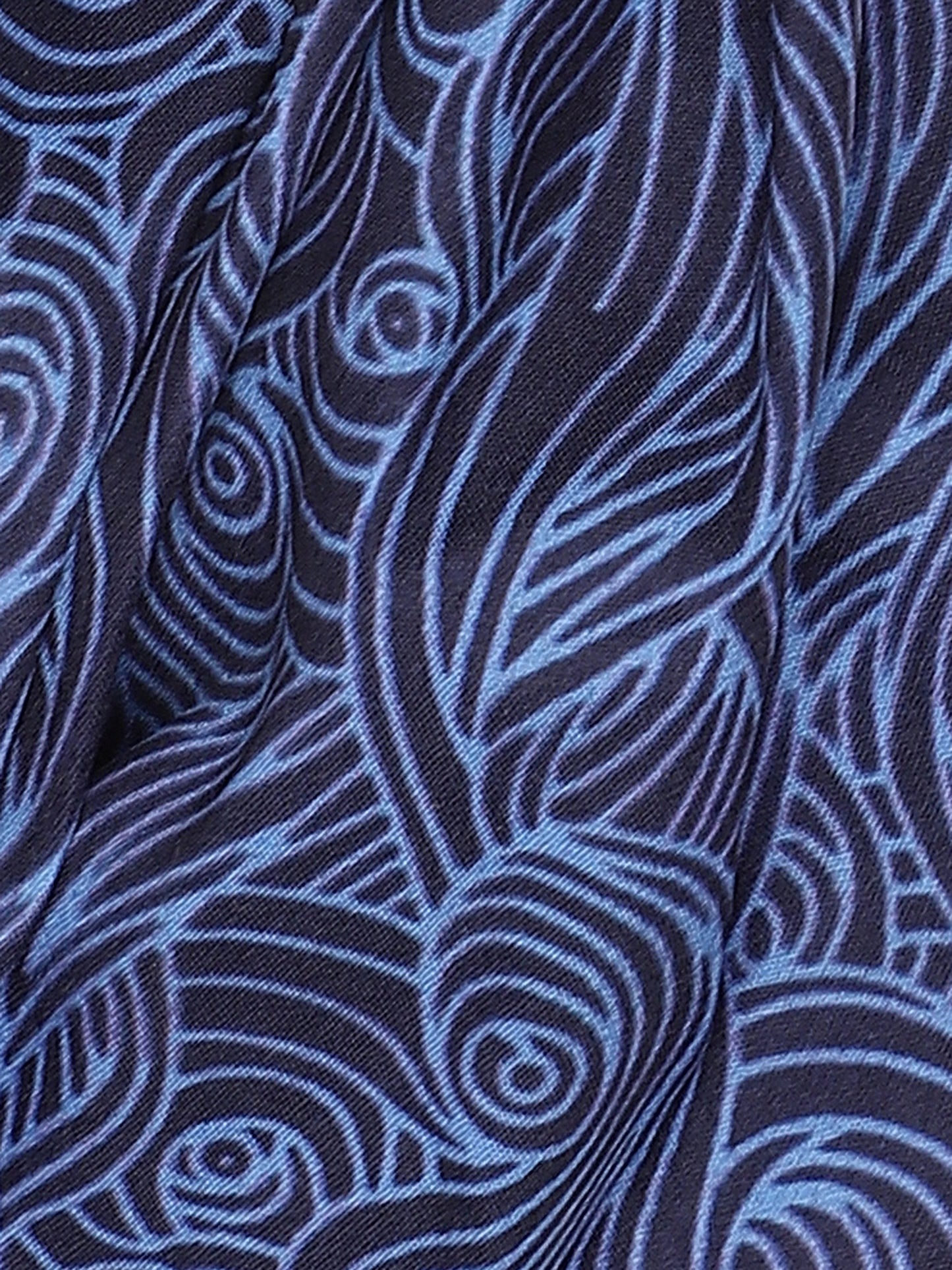 Blue Printed Headband