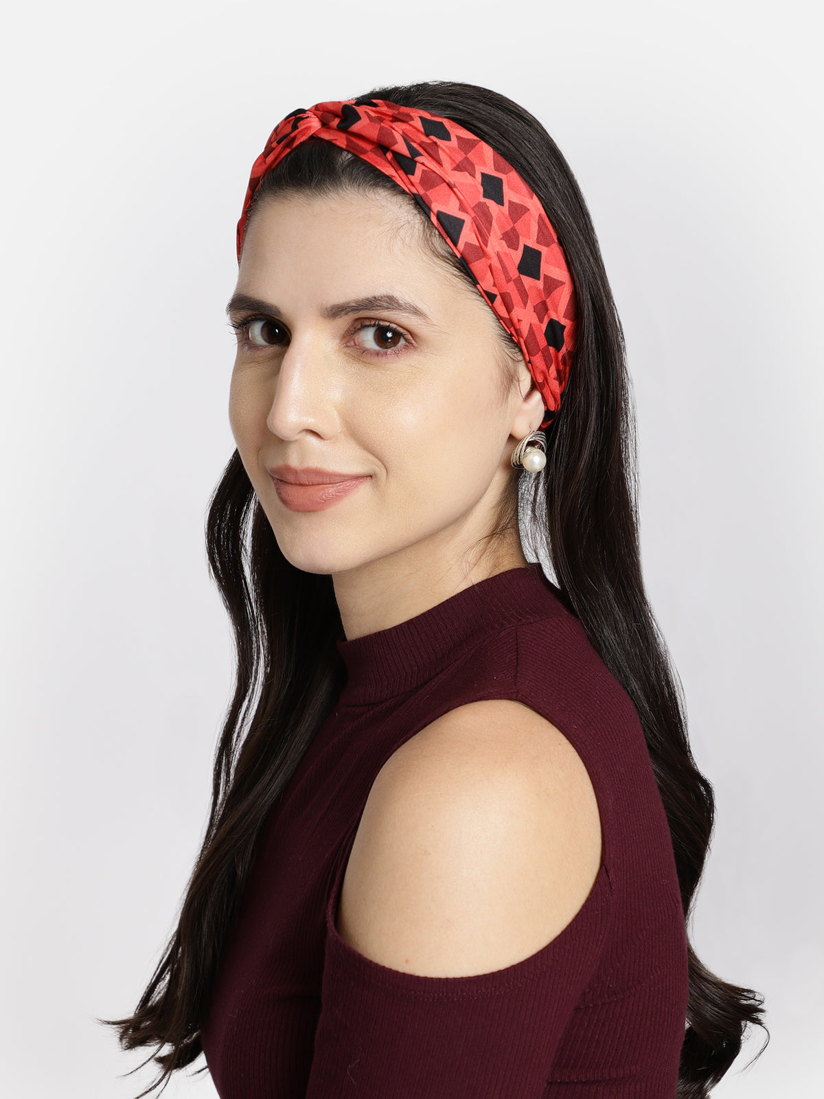 Coral Printed Headband