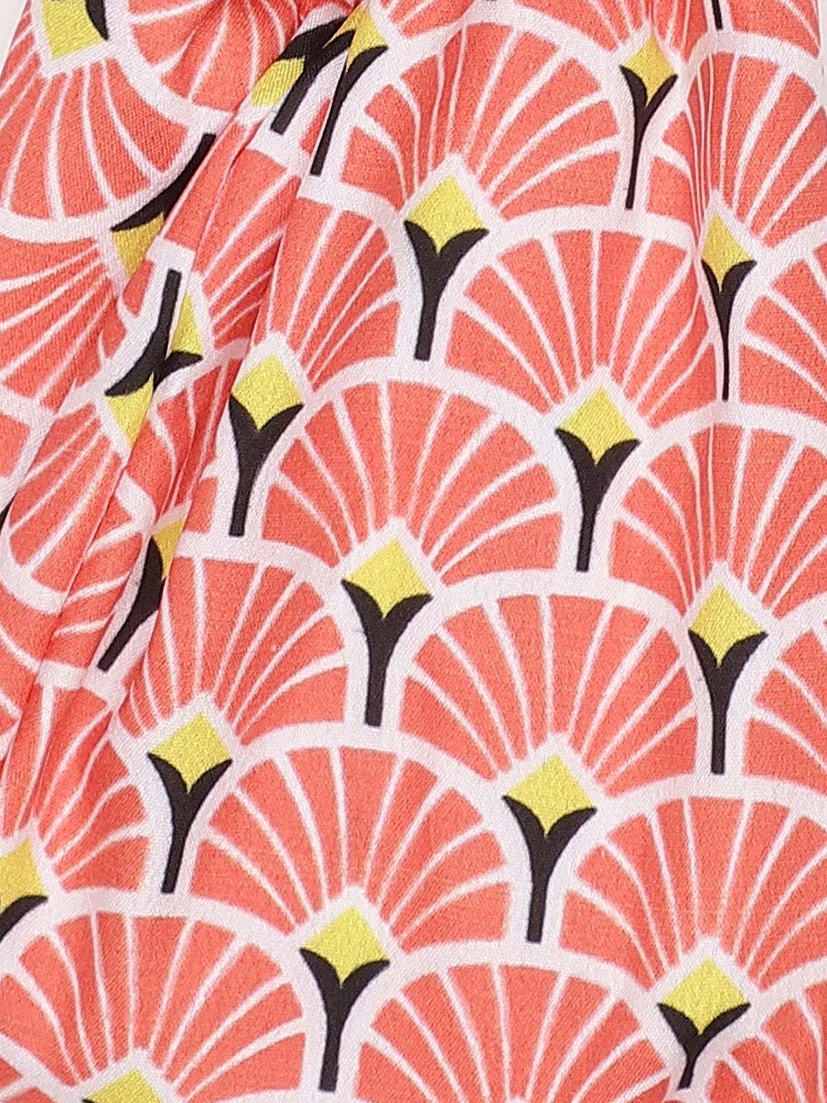 Orange Printed Headband