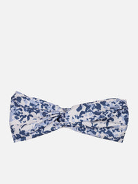 Off White Color Printed Headband and Scrunchy