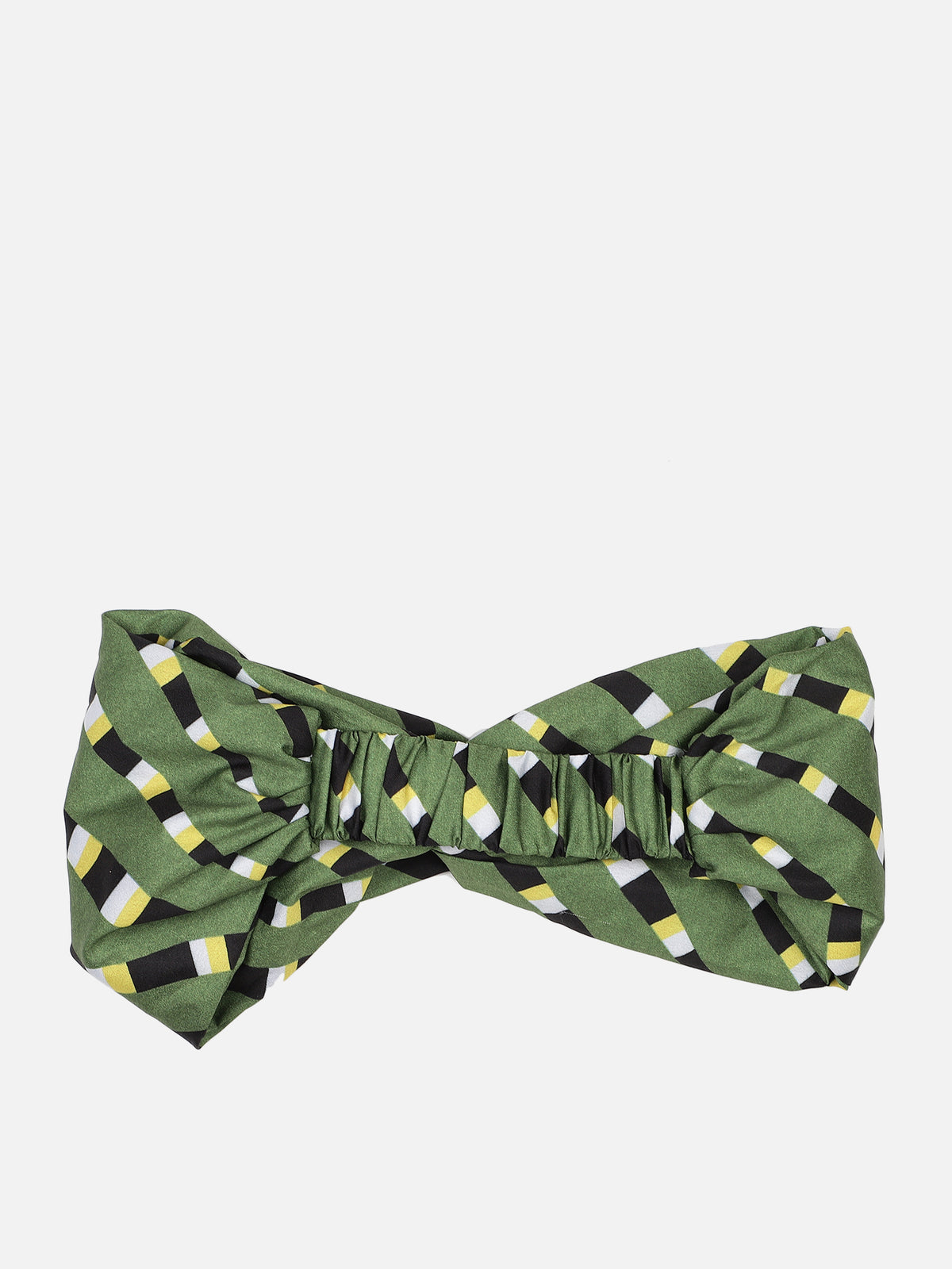 Green Printed Headband and Scrunchy Combo Set