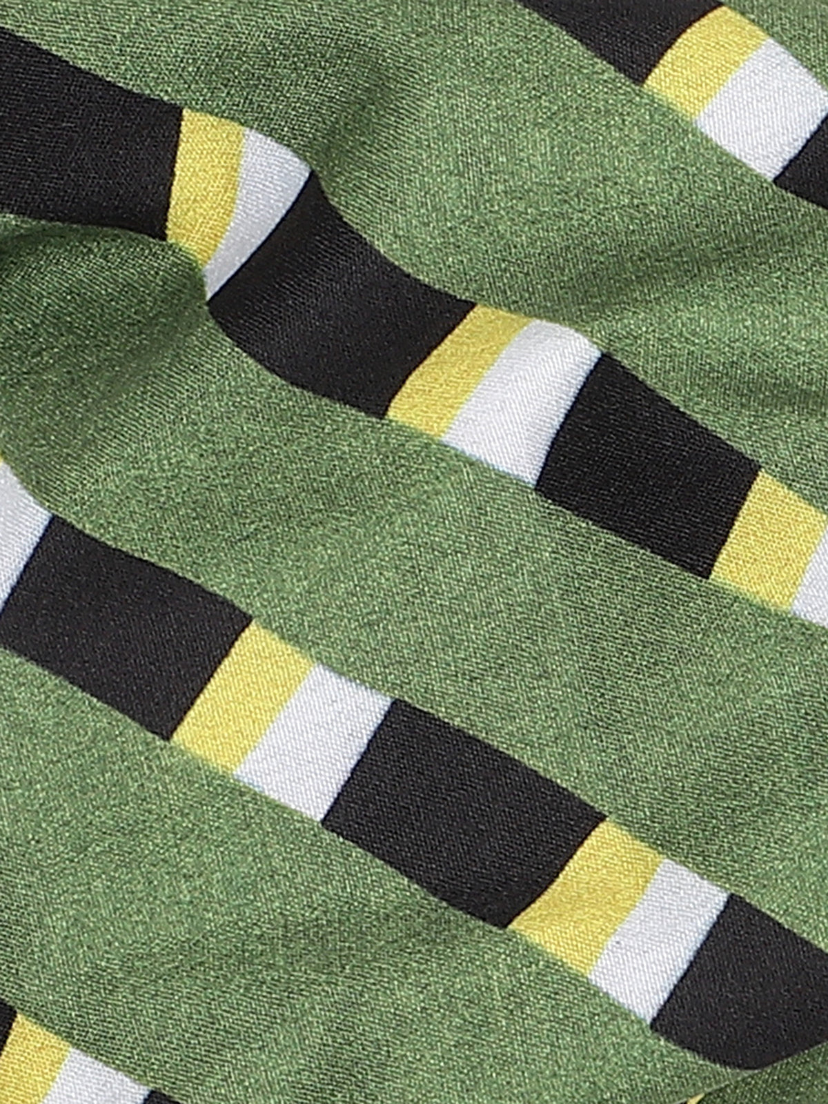 Green Printed Headband and Scrunchy Combo Set