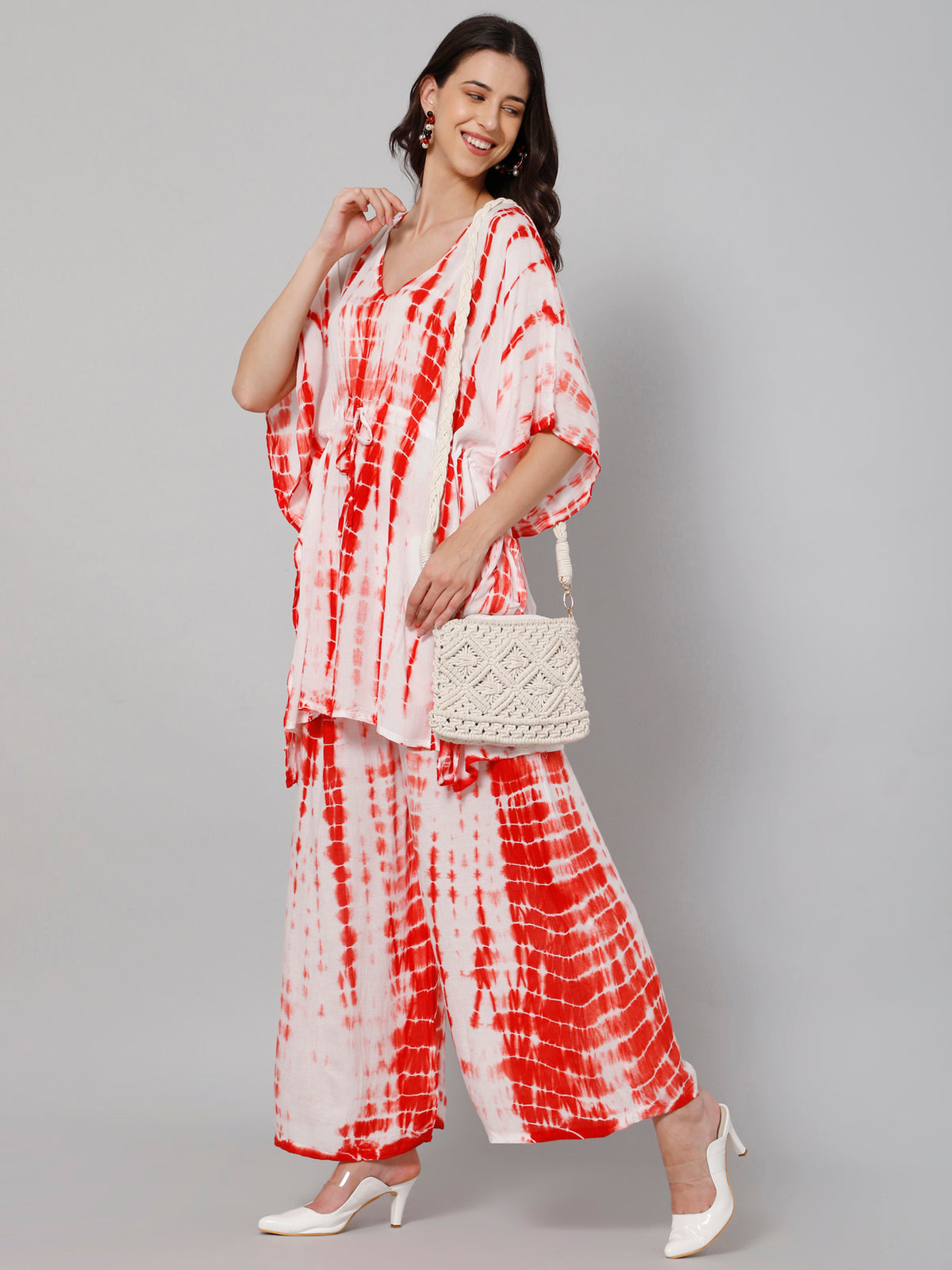 Tie and dye Kaftan Palazzo Set