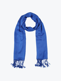 Viscose Twill Blue Women's Stole Made of high-grade viscose fabriC