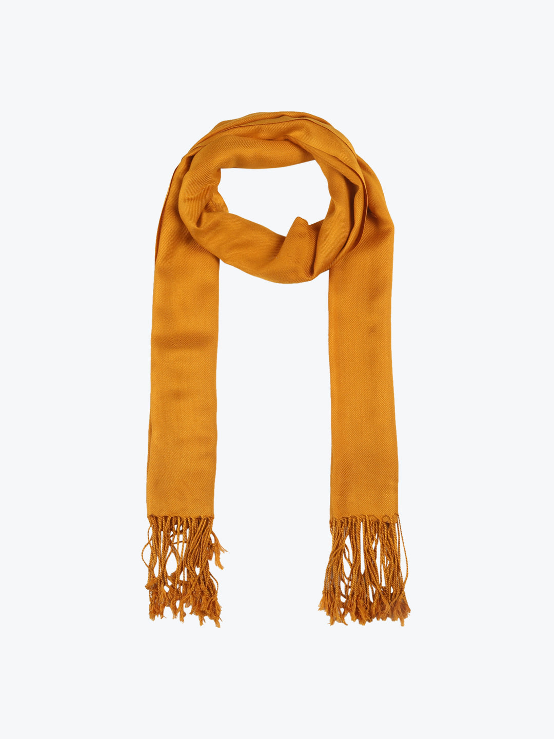 Viscose Twill Mustard Stole