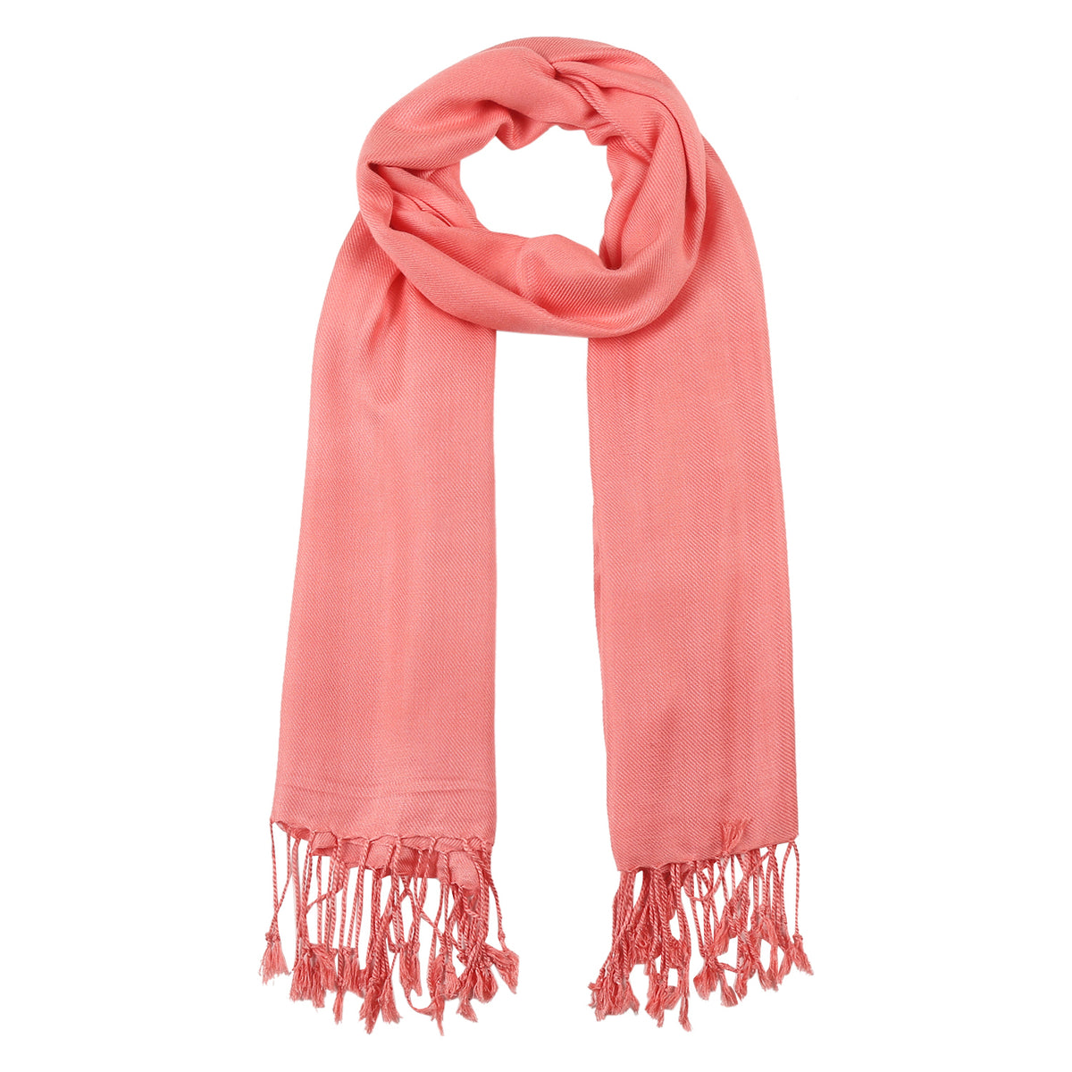 Viscose Twill Baby Pink Women's Stole