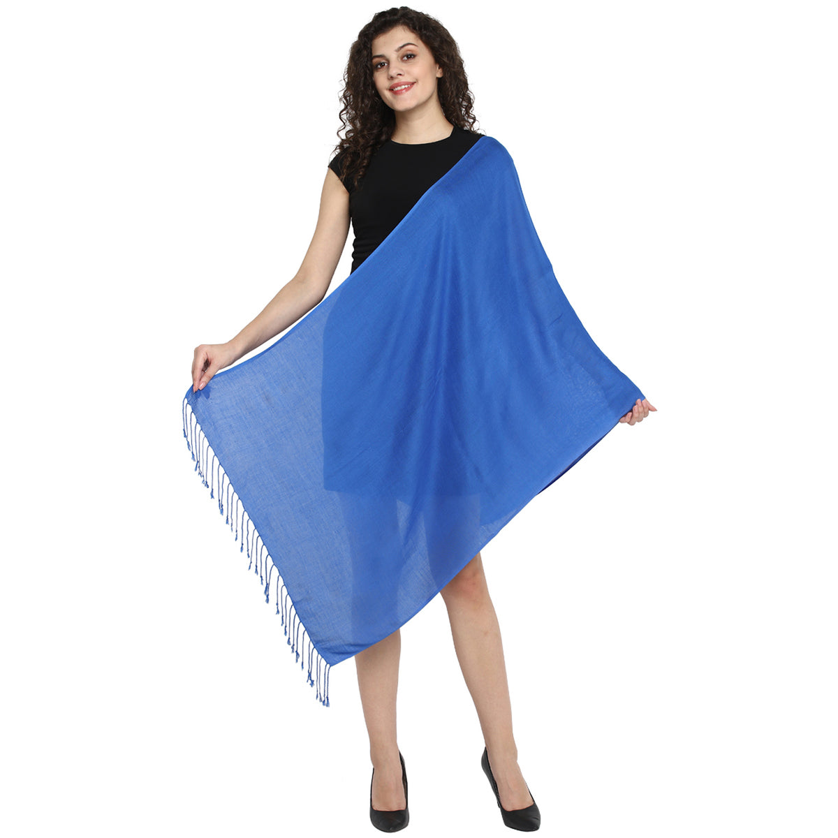 Viscose Blue Stole