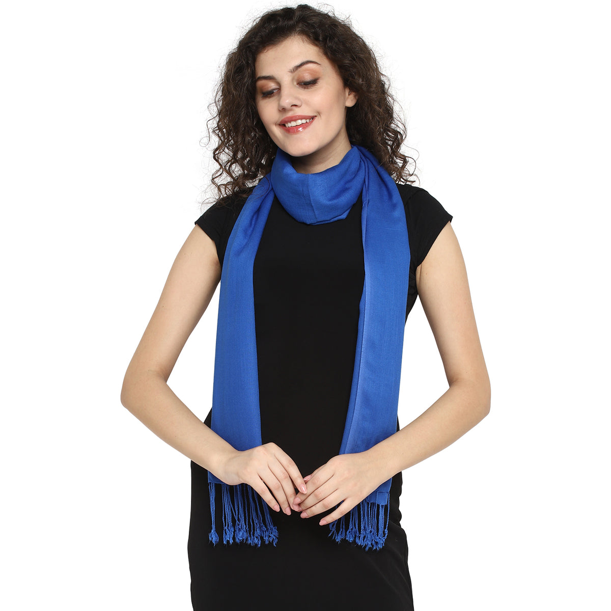 Viscose Blue Stole