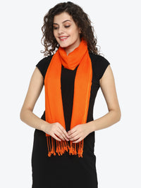 Viscose Orange Stole