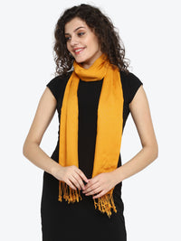 Viscose Mustard Women's Stole