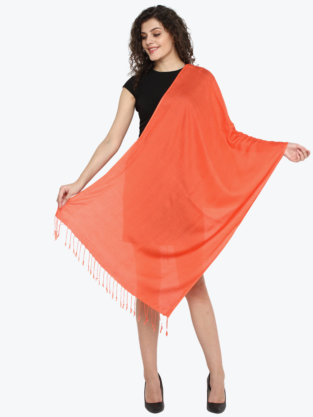 Viscose Coral Stole