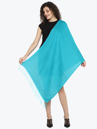 Viscose Turquoise Stole