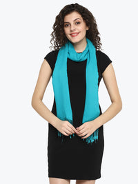 Viscose Turquoise Stole