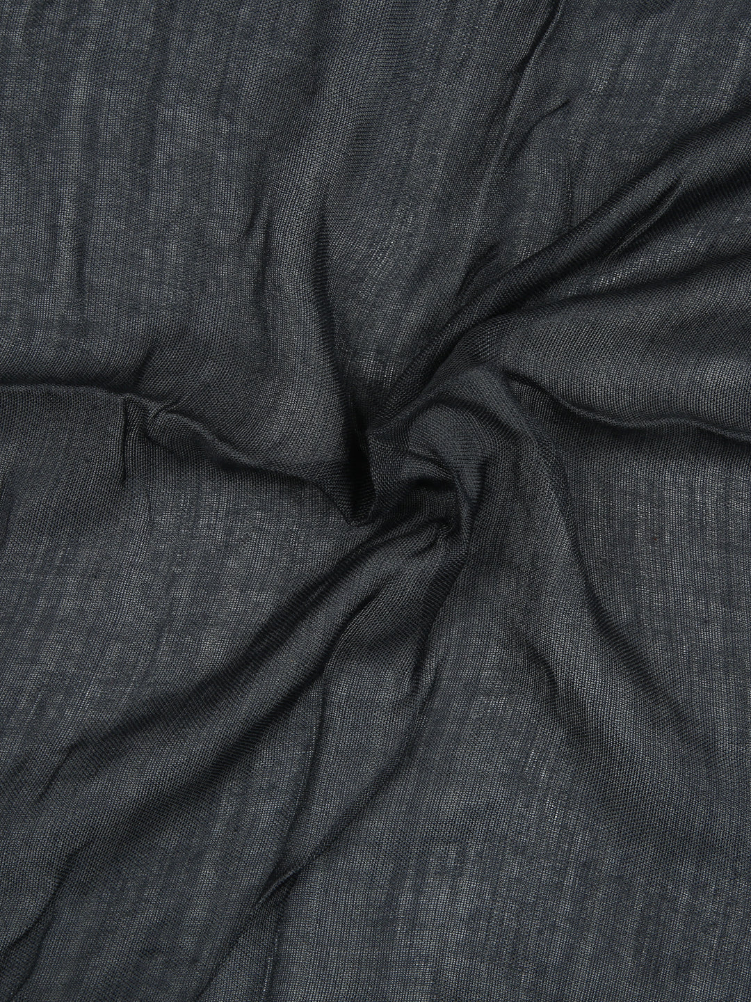Charcoal Black Textured Stole
