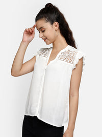 Shirt style high-low top