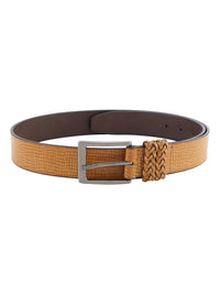 Tan Genuine Leather Men's Belt