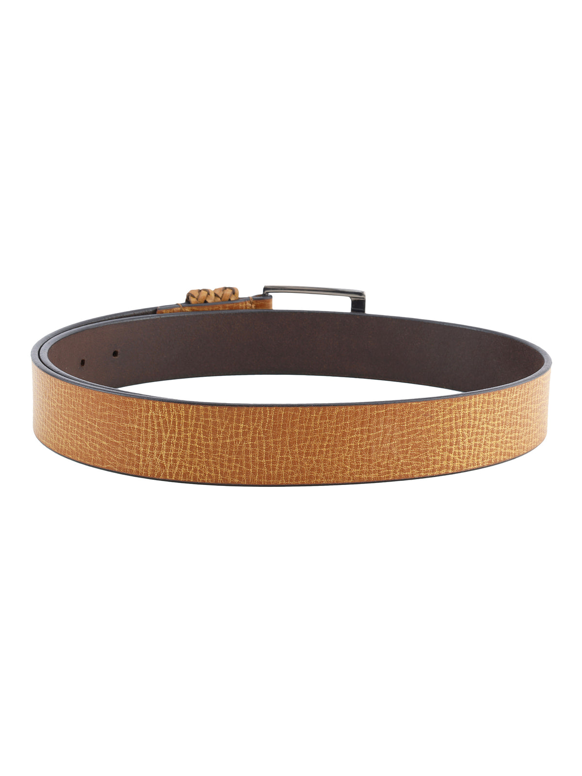 Tan Genuine Leather Men's Belt