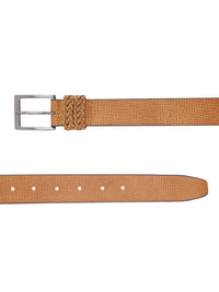 Tan Genuine Leather Men's Belt