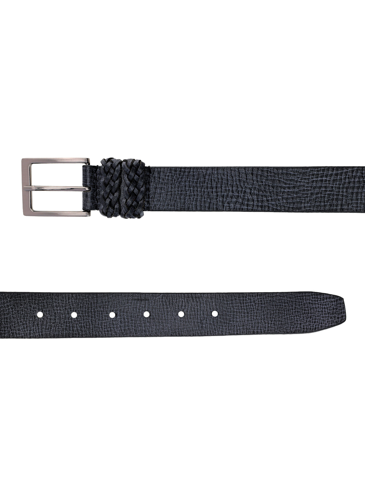 Black Genuine Leather Men's Belt