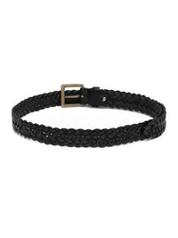 Aditi Wasan Black Braided Women's Belt