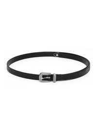 Aditi Wasan 15 mm 3 Pcs Set of Shantiniketan Black Embossed Belt