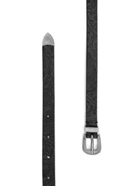 Aditi Wasan 15 mm 3 Pcs Set of Shantiniketan Black Embossed Belt