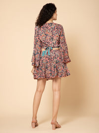 Aditi Wasan Top With Skirt Co Ords Set