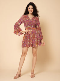 Aditi Wasan Coral Pink Co Ords Set