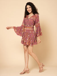 Aditi Wasan Coral Pink Co Ords Set