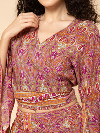 Aditi Wasan Coral Pink Co Ords Set