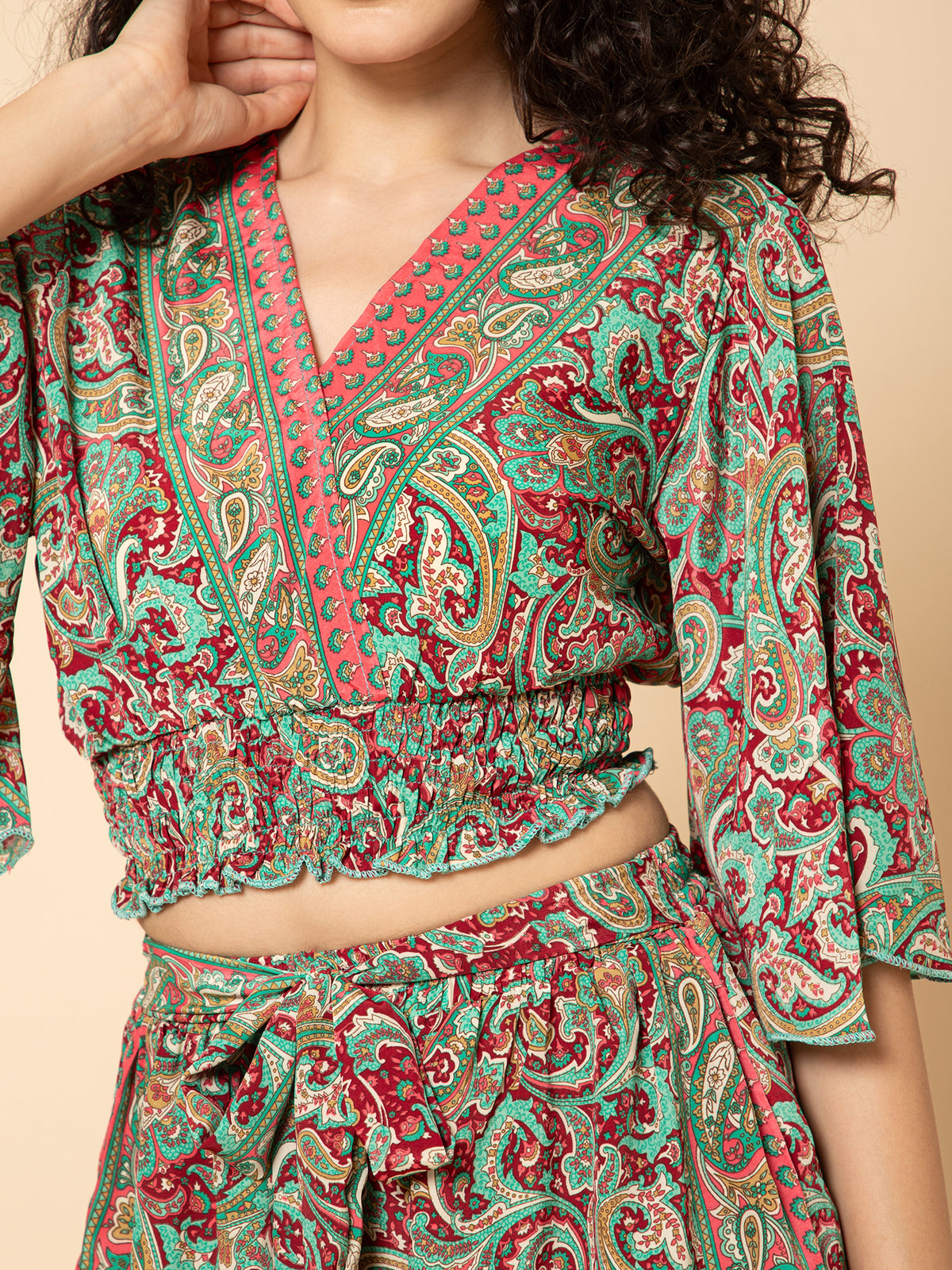 Aditi Wasan Mint Green Co Ords Set