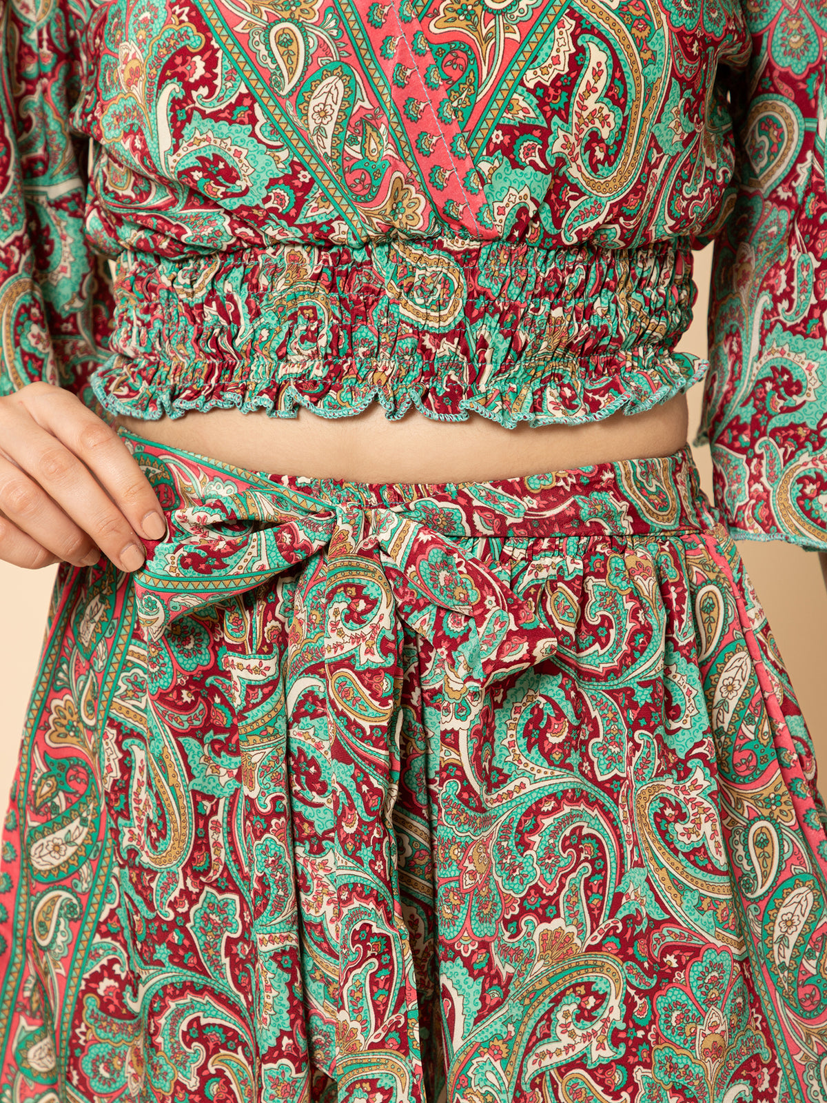 Aditi Wasan Mint Green Co Ords Set