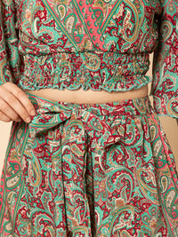 Aditi Wasan Mint Green Co Ords Set