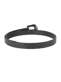 Aditi Wasan Women's Black Embossed Cowboy Belt