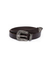 Aditi Wasan 1 Inch Embossed Shantiniketan Women's Belt