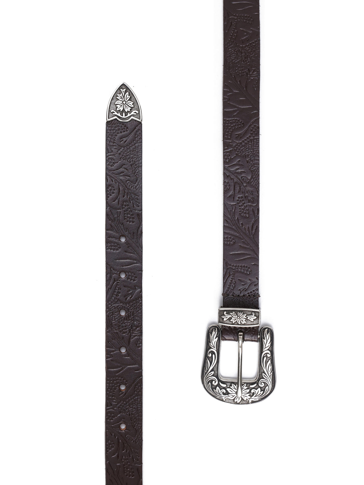Aditi Wasan 1 Inch Embossed Shantiniketan Women's Belt