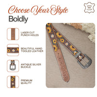 Aditi Wasan Western Handmade CowBoy Women's Belt