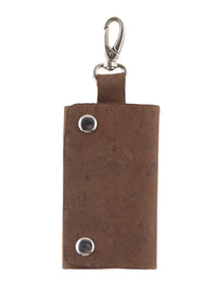 Vintage Brown Genuine Leather Keyholder