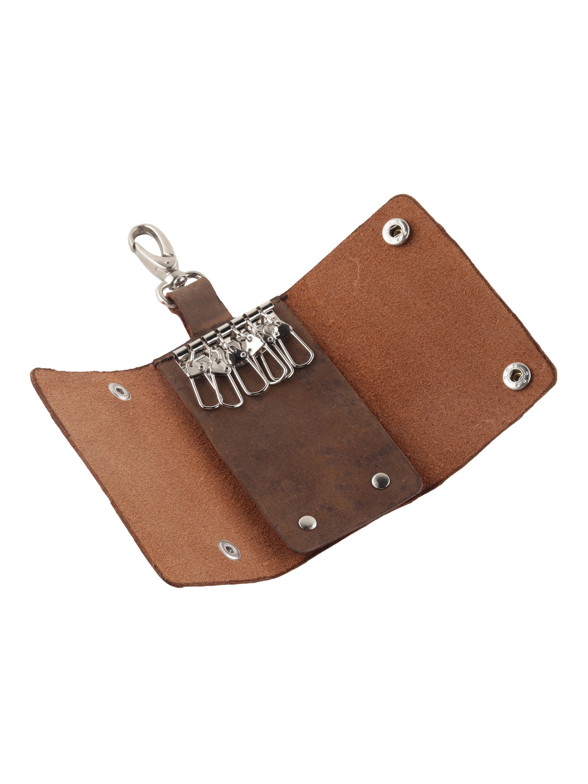 Vintage Brown Genuine Leather Keyholder