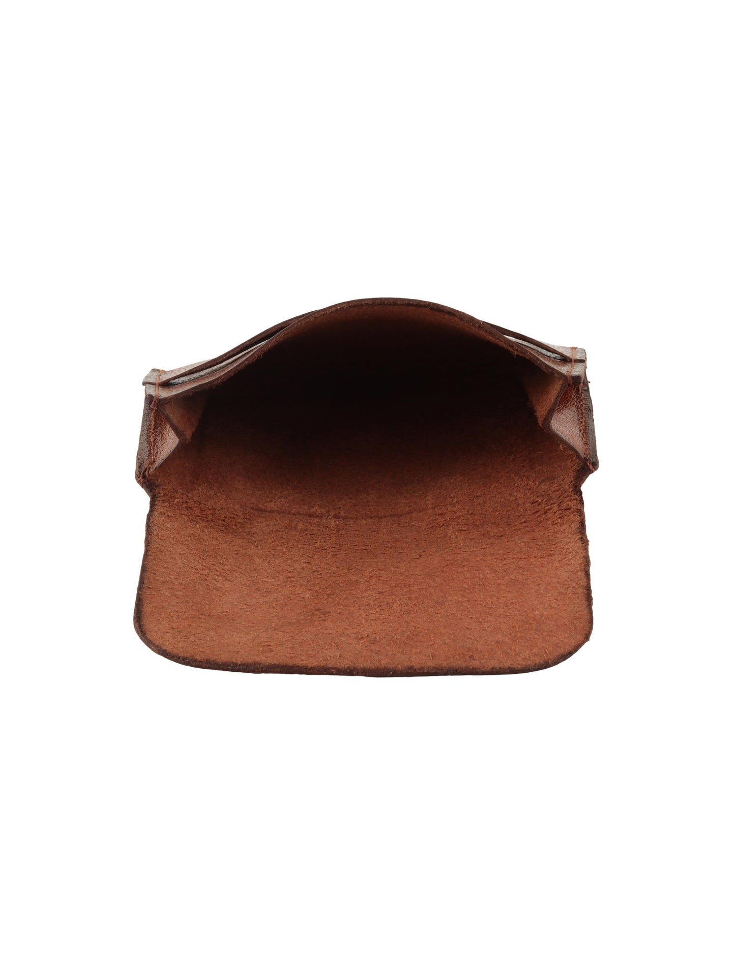 Two tone brown patina finish cardholder