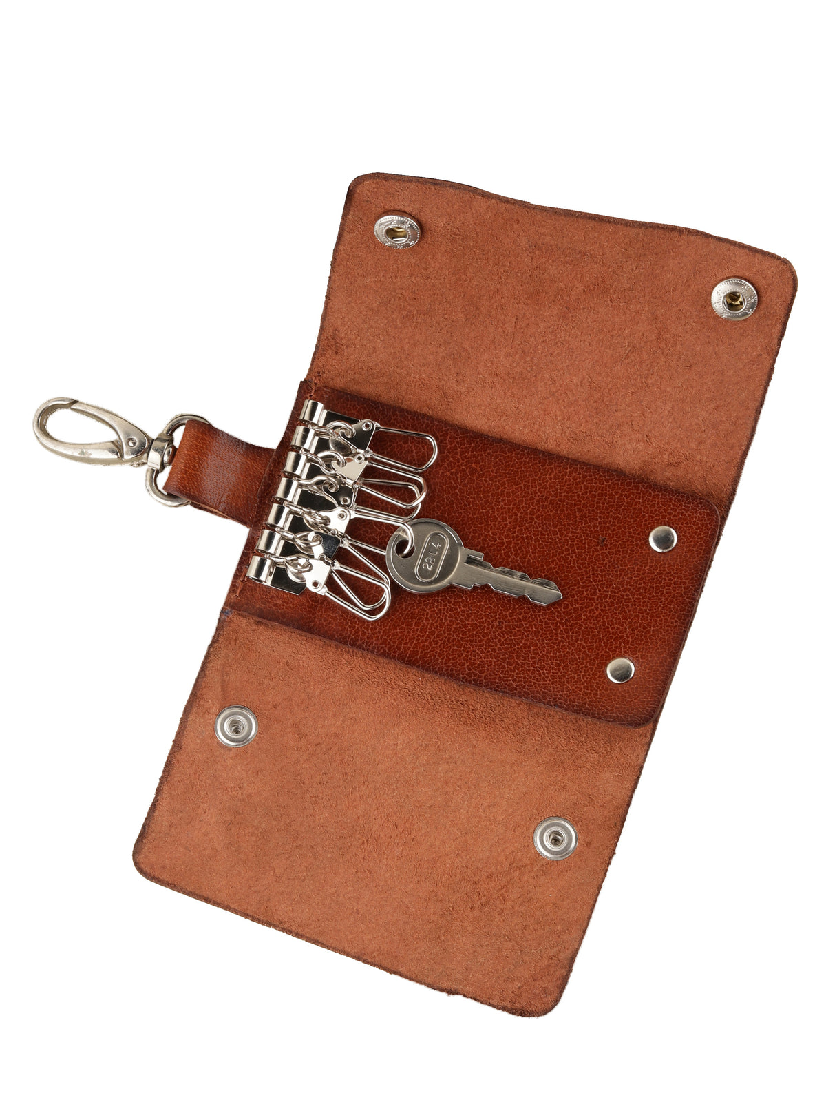 Two tone brown patina finish keyholder