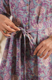 Blue Printed Cotton Co-Ords - Set of 2