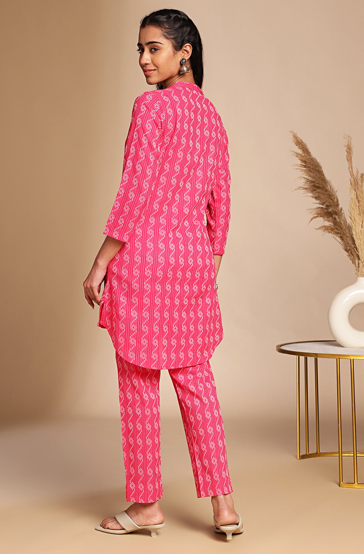 Pink Cotton Woven Co-Ords - Set of 2