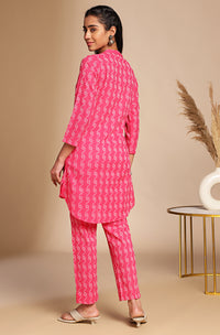 Pink Cotton Woven Co-Ords - Set of 2