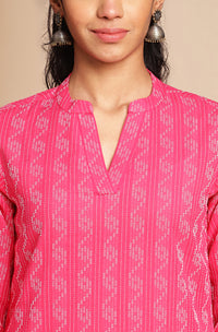 Pink Cotton Woven Co-Ords - Set of 2