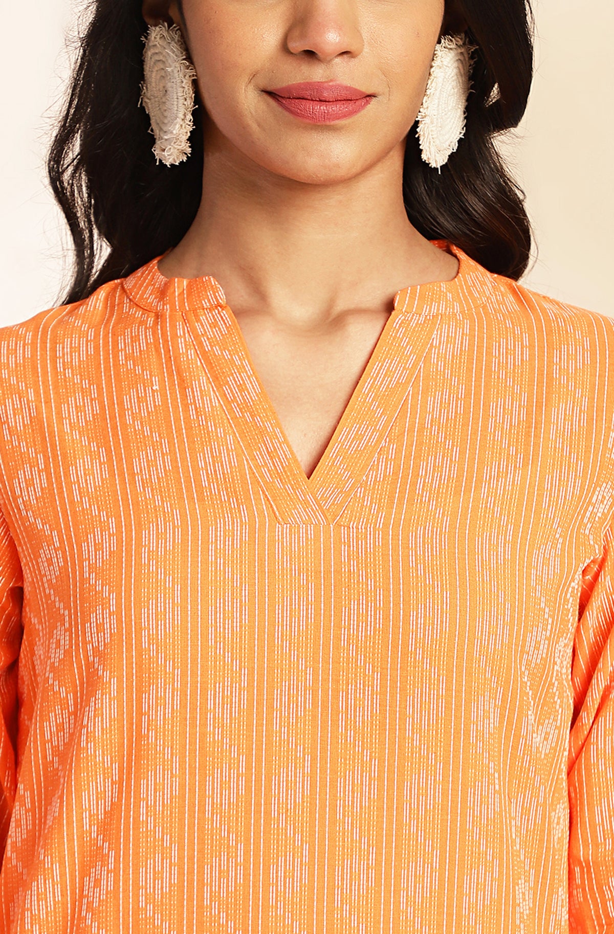 Orange Cotton Woven Co-Ords - Set of 2