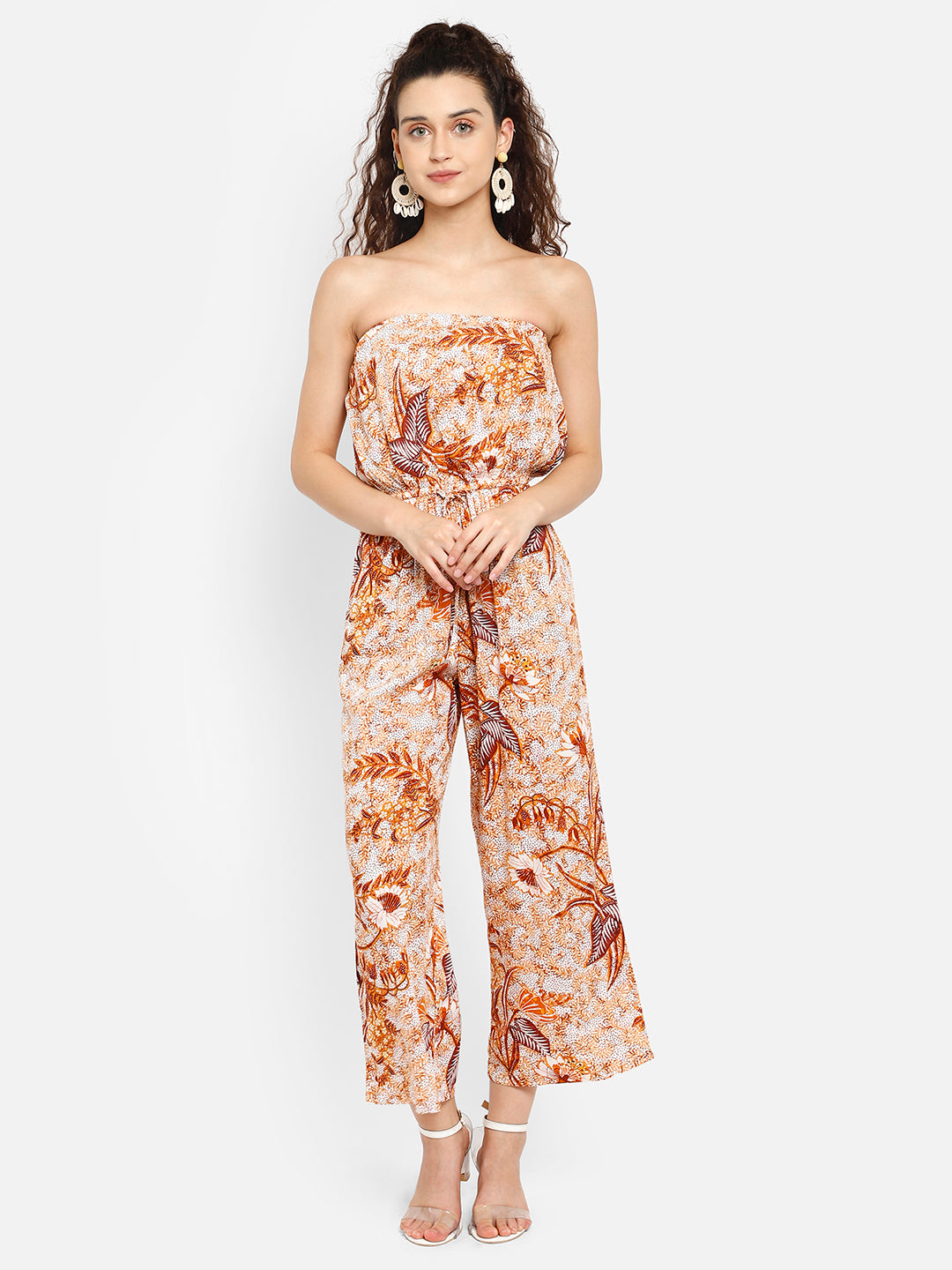 Tropical print jumpsuit - Aditi Wasan